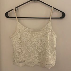Women’s size small lace crop top